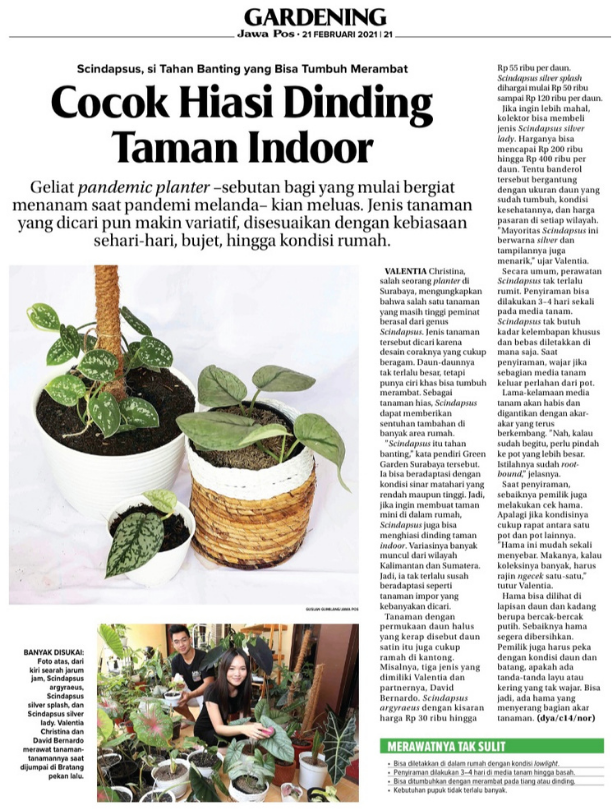 Jawa Pos Article - GreenGarden Jawa Pos Article - GreenGarden
