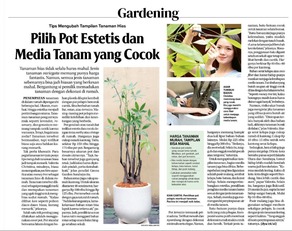 Jawa Pos Article - GreenGarden Jawa Pos Article - GreenGarden