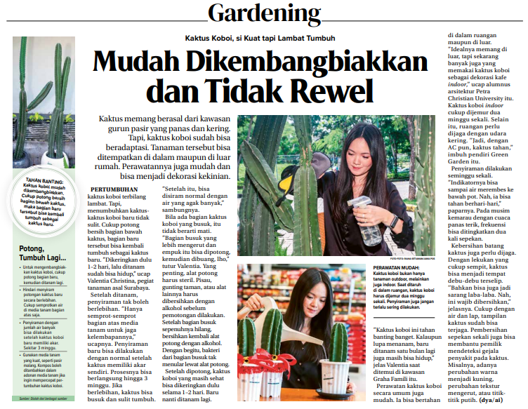 green garden 12 Januari 2025 Jawa Pos Article - GreenGarden